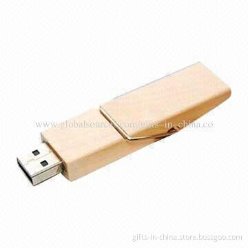 Wooden USB Flash Drive, More than 1,000,000 Times Data Encryption, Customized Logos